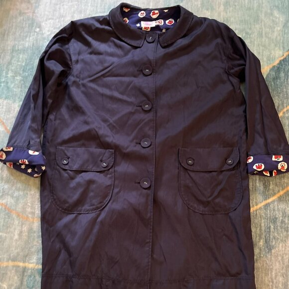 Pou Dou Dou Vingt-Trois Chore Jacket 3/4 Sleeve | Vintage 80s Jacket | Size M - Picture 1 of 9